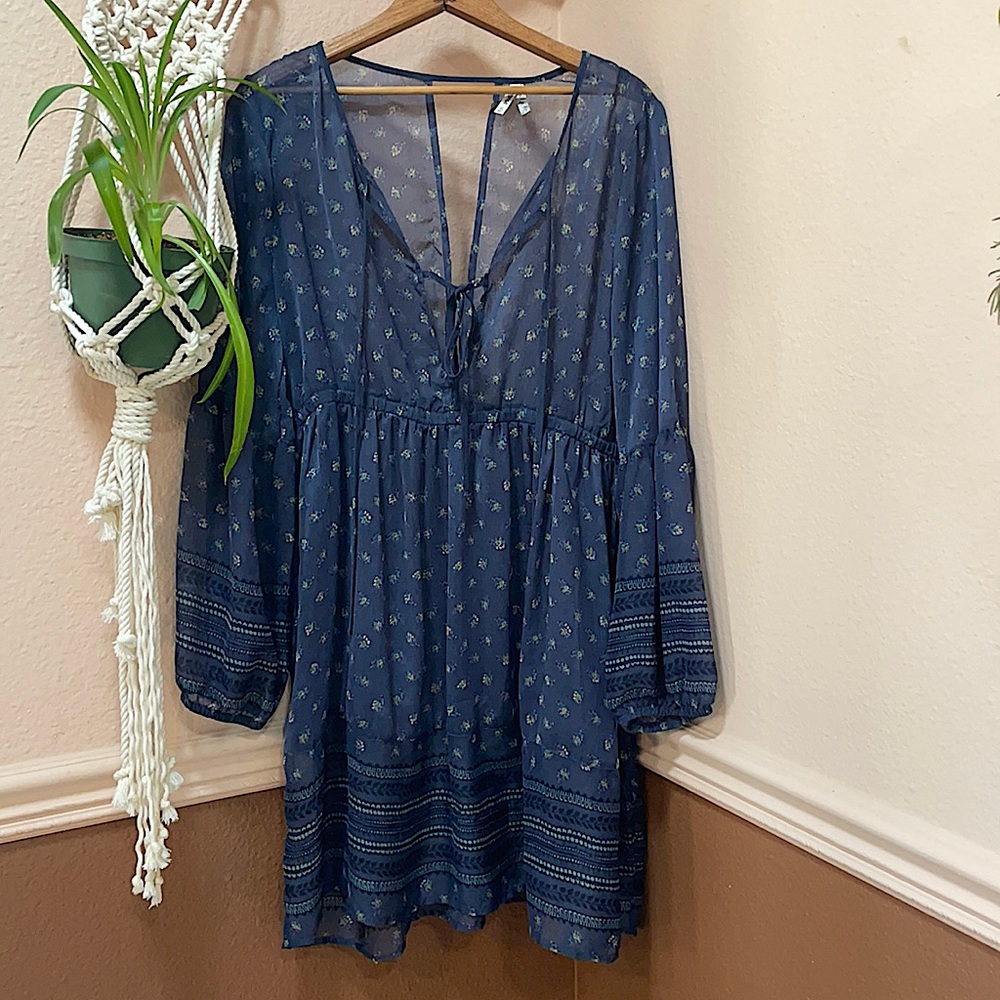 Mudd sheer boho dress